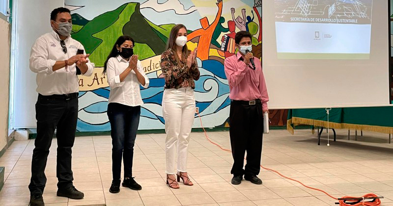 Promueve SDS educación ambiental entre estudiantes de nivel medio superior