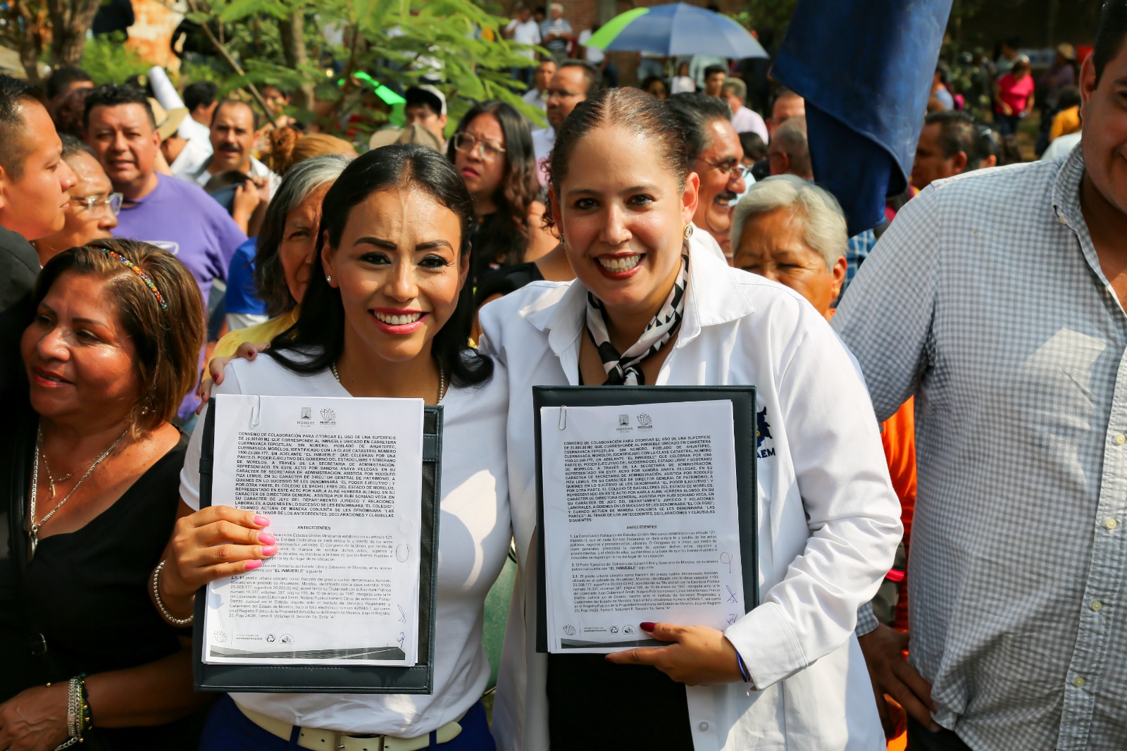 Firma Secretaría de Administración convenio de colaboración con el Colegio de Bachilleres del Estado de Morelos