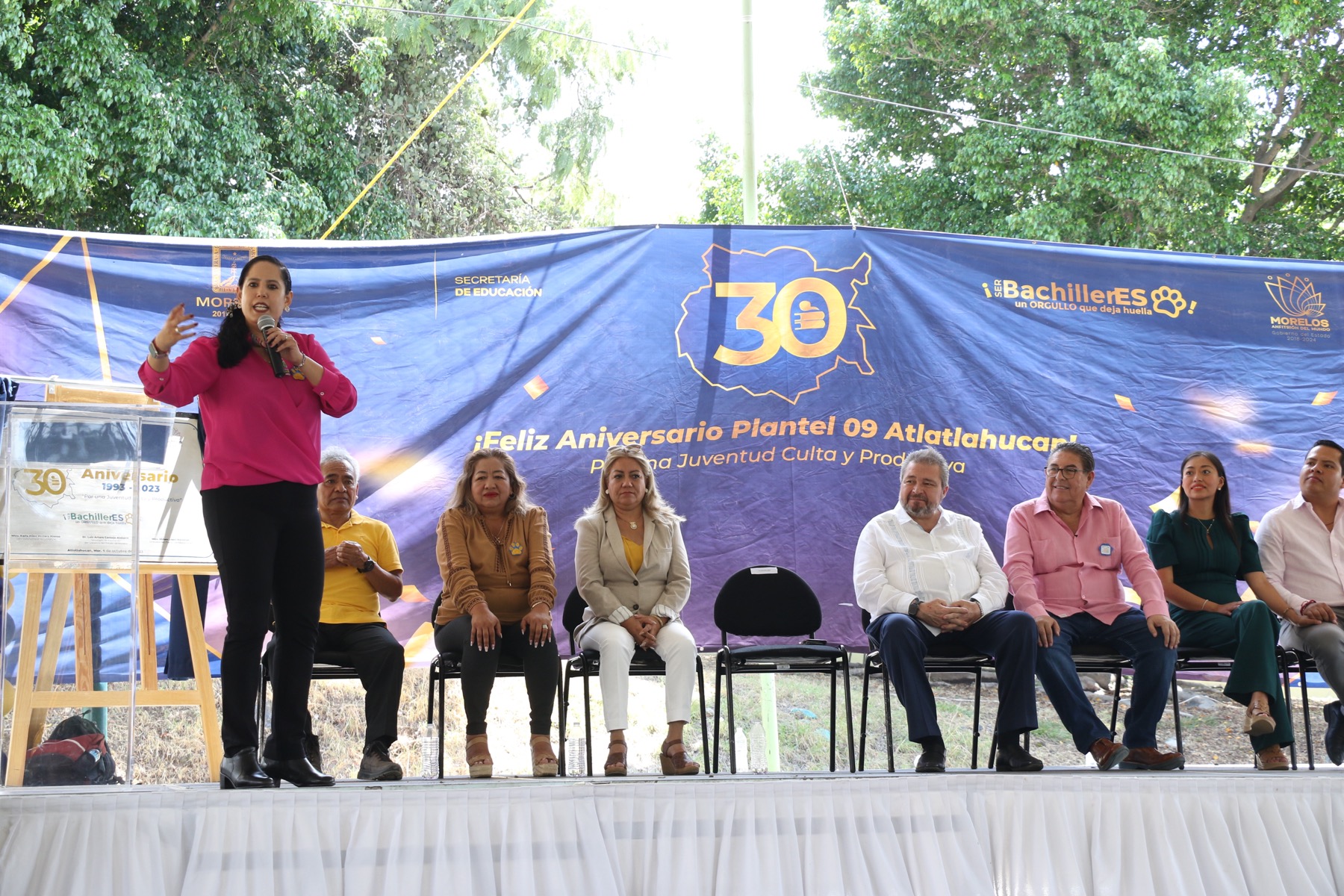 Festeja Cobaem 30 aniversario del plantel 09 Atlatlahucan